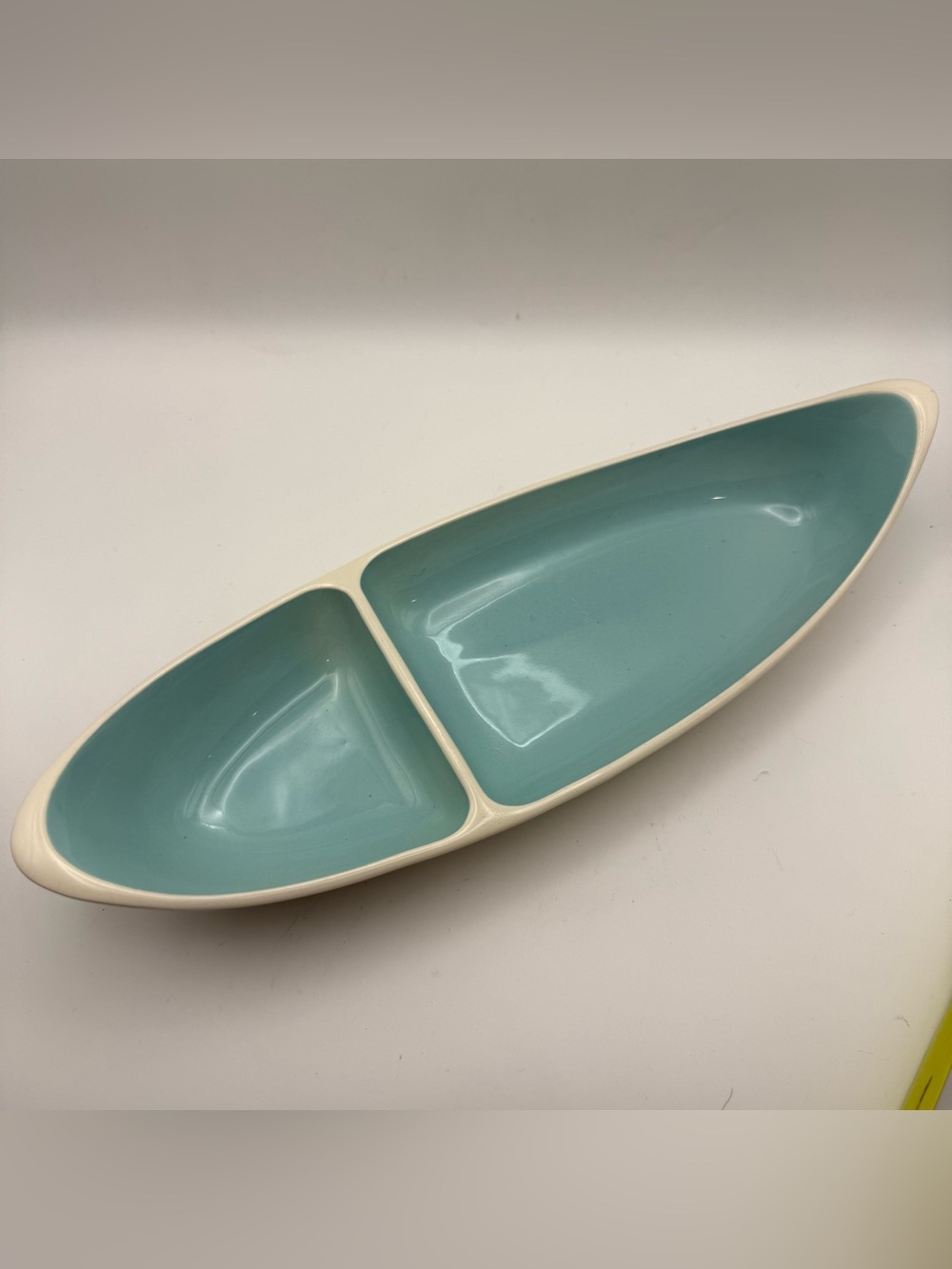 Taylor Smith Taylor BOUTONNIERE Divided Serving Dish Ever Yours MCM 1960's